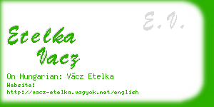 etelka vacz business card