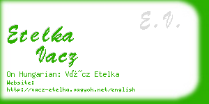 etelka vacz business card